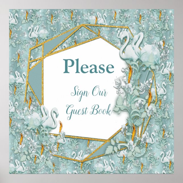 Soft Pastel Shades of Sage Green Poster (Front)