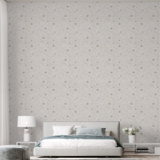 Soft Pastel Space Nursery Wallpaper