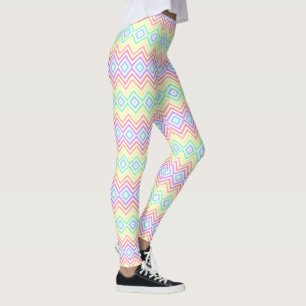 Soft Pastel Spring Colours Yoga Pants Women's Girl