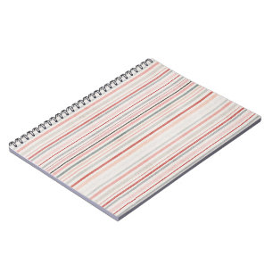 Soft Pastel Stripe Notebook