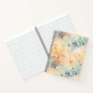 Soft Pastel Watercolor Abstract Notebook