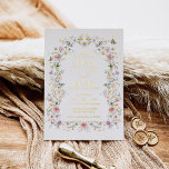 Soft Pastel Wildflowers Cottage Garden Wedding<br><div class="desc">This exclusive wedding invitation is a gateway to enchantment, adorned with delicate pastel wildflowers that dance in shades of pink, blush, lavender, yellow, and blue. The design captures the essence of a whimsical fairy tale, inviting you to partake in a celebration that's as magical as the love story it honours....</div>