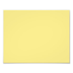Soft pastel yellow decor ready to customise photo print