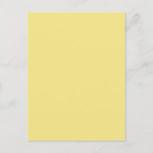 Soft pastel yellow decor ready to customise postcard