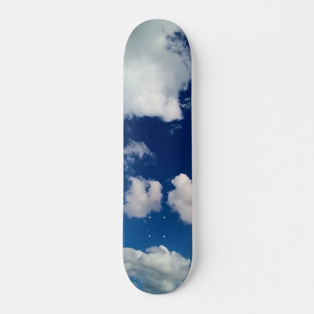 Soft patches of clouds skateboard (Front)