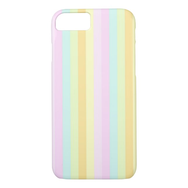 Soft Patels Vertical Stripes Pattern Case-Mate iPhone Case (Back)