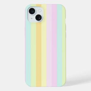 Soft Patels Vertical Stripes Pattern iPhone 15 Plus Case