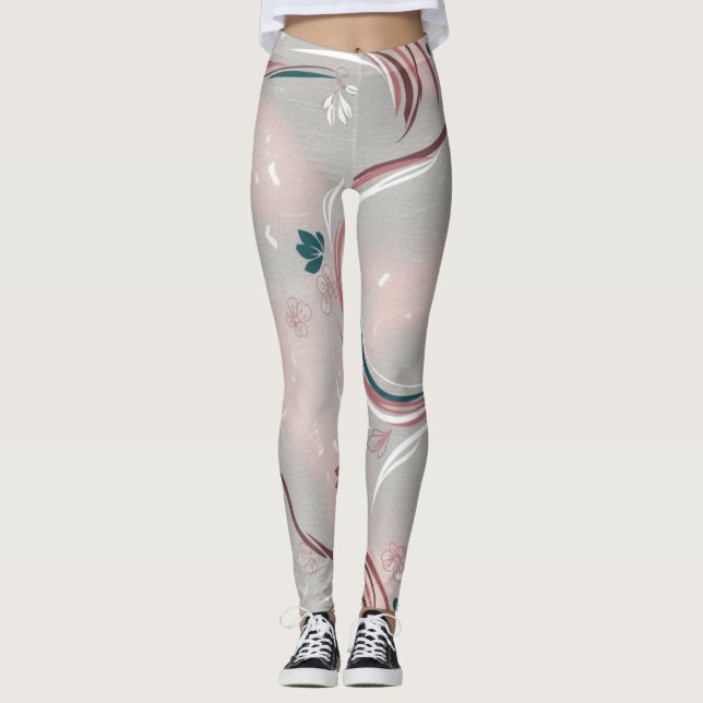 Soft pattern leggings (Front)