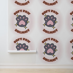 Soft Paw Delight Wallpaper