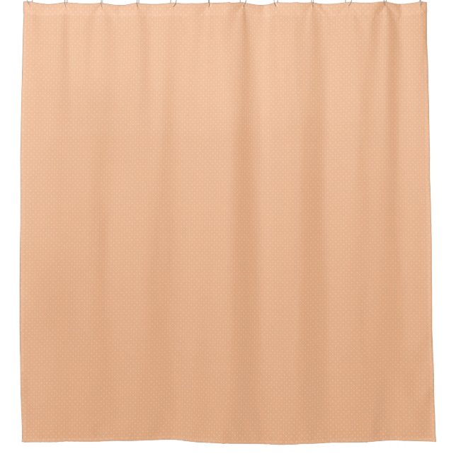 Soft peach shower curtain (Front)