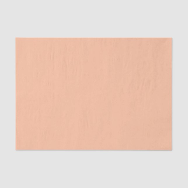 Soft Peach Solid Colour Tissue Paper (Front)