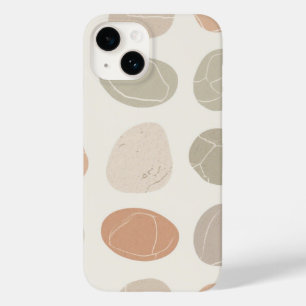 Soft Pebbles Grid Phone Case – Organic Minimalist 