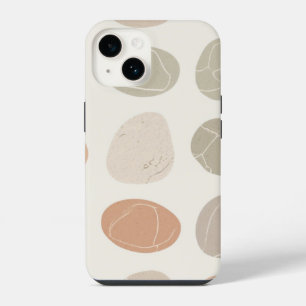 Soft Pebbles Grid Phone Case – Organic Minimalist 