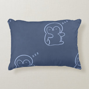 Soft Penguin Night Pillow Calm Cozy Sleep Design