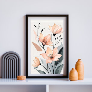 Soft Petal Harmony Poster