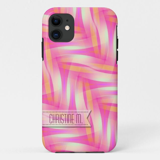 Soft Pink Abstract Dreams Pattern iPhone 5 Case (Back)