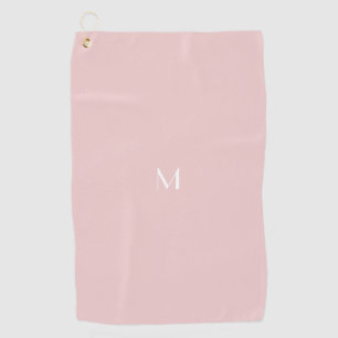 soft pink  - add monogram golf towel