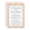 Soft Pink and Gold Damask First Communion