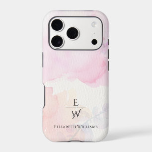 soft pink and gold marble glitter personalised
