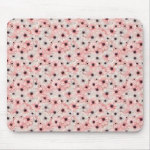 Soft Pink and White Anemone Flowers Mouse Mat