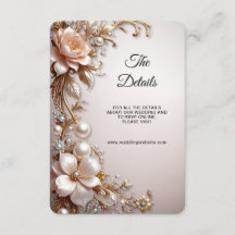 Soft Pink and White Flowers Detail Enclosure