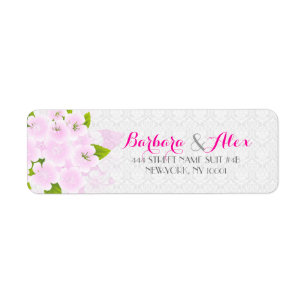 Soft Pink And White Flowers Wedding Design