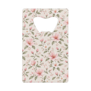 Soft Pink Cherry Blossom Floral Seamless Pattern