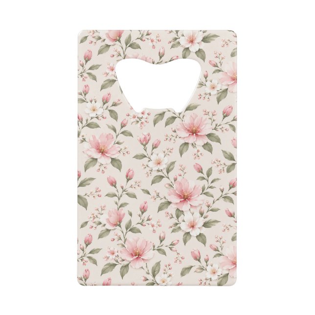 Soft Pink Cherry Blossom Floral Seamless Pattern (Front)