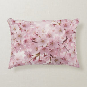 🌸 Soft Pink Cherry Blossom Spring Elegance 🌸 Decorative Cushion
