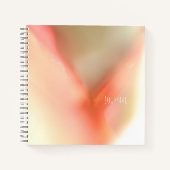 Soft Pink Colour Spiral Notebook (Front)
