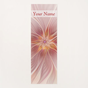 Soft Pink Dream Abstract Fractal Art Flower Name Yoga Mat