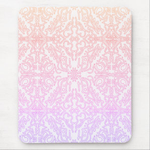 Soft Pink Dream Mandala pattern series Mouse Mat