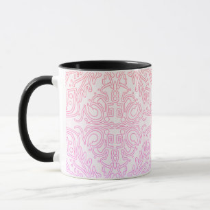 Soft Pink Dream Mandala pattern series Mug