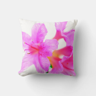 Soft Pink Floral Cushion