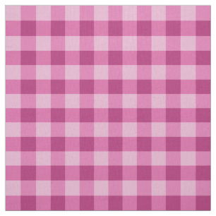 Soft Pink Gingham Check - Pima Cotton Fabric