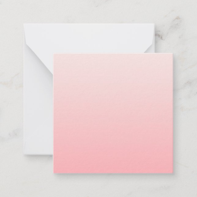 Soft pink gradient card (Front)