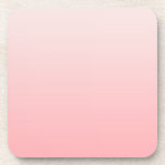 Soft pink gradient coaster<br><div class="desc">Plain soft pink color gradient.</div>