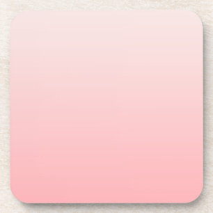 Soft pink gradient coaster