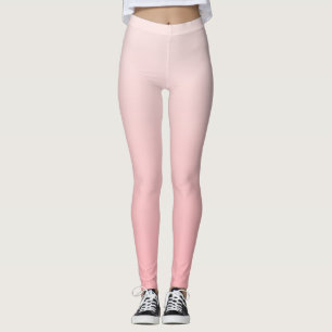 Soft pink gradient leggings