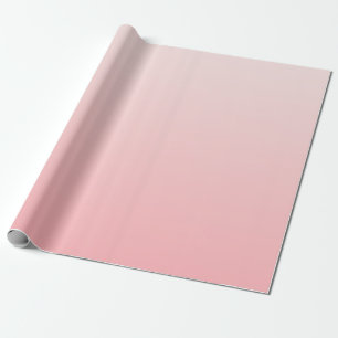 Soft pink gradient wrapping paper