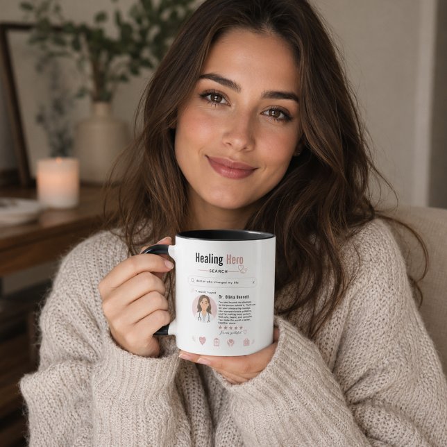 Soft Pink Healing Hero Doctor Search Profile Mug (Soft Pink Healing Hero Doctor Search Profile Mug
)