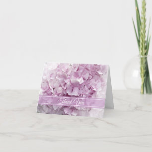 Soft Pink Hydrangea Bridesmaid Thank You