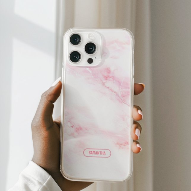Soft Pink Marble Texture Case-Mate iPhone Case (Creator Uploaded)