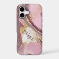 Soft Pink Maroon Gold Laced
