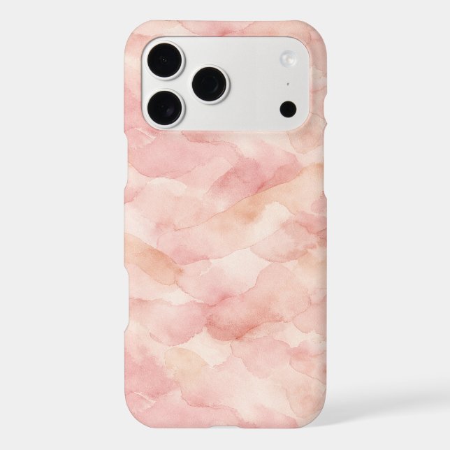 Soft Pink Modern Abstract Design Pattern (Back)