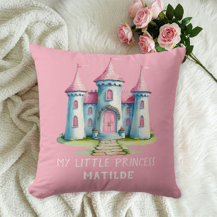 Soft Pink My Little Princess Pillow with Pink