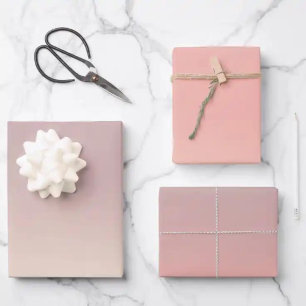 Soft Pink Ombre Wrapping Paper