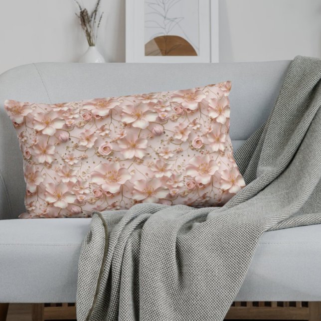 Soft Pink Pastel Floral  Pillowcase (Creator Uploaded)