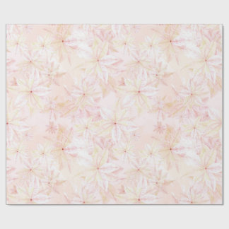 Soft Pink Poinsettias - Christmas Wrapping Paper