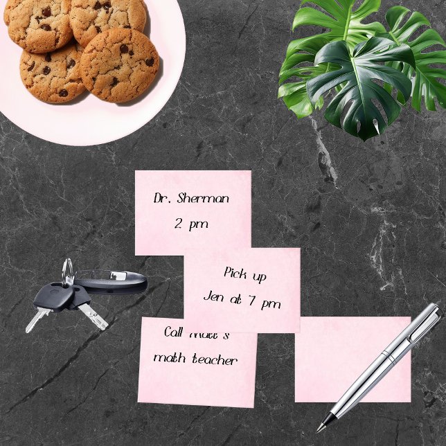 Soft Pink Post-It Notes (Creator Uploaded)